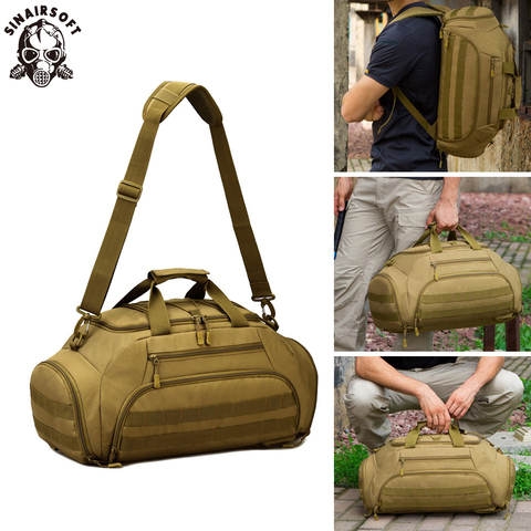 SINAIRSOFT-mochila táctica de nailon de 35L, resistente al agua, de 14 pulgadas para ordenador portátil, paquete militar para deportes al aire libre, acampada, senderismo, bolsa de cámara LY2030 ► Foto 1/6