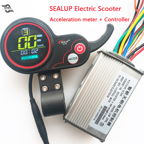 Motor sin escobillas para patinete eléctrico Sealup, 36V, 48V, controlador de velocidad de bicicleta de montaña eléctrico con Panel de pantalla LCD ► Foto 1/6