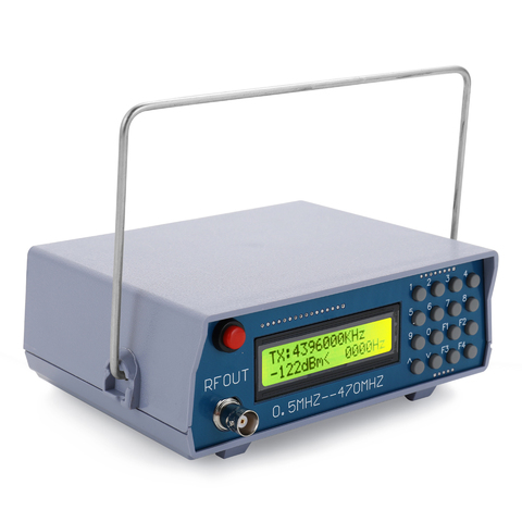 0,5 MHz-470 MHz generador de señal RF probador de alta precisión Digital analógica CTCSS función para Radio FM Walkie- talkie de depuración ► Foto 1/6