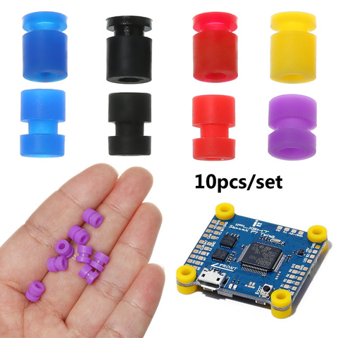 Bola de amortiguación de goma M2/M3, bolas de absorción de impacto, silenciador de silicona, controlador de vuelo para F4 F7 FPV Quadcopter V2 actualizado, 10 Uds. ► Foto 1/6