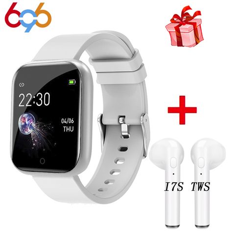 Reloj inteligente I5 Y68 D20 para hombre y mujer, reloj inteligente deportivo con podómetro, control del ritmo cardíaco y de la presión sanguínea, para teléfono Huawei y Apple iPhone ► Foto 1/6