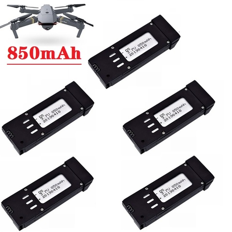 Batería Lipo de 850mAh y 3,7 V para Dron de control remoto, piezas de repuesto de cuadricóptero, batería recargable de 3,7 v, para E58 S168 JY019 ► Foto 1/5