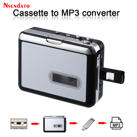 Ezcap231-REPRODUCTOR DE cinta de casete USB, convertidor de Audio y música a MP3, reproductor de Cassette USB, grabador de captura a unidad Flash USB No se necesita PC ► Foto 1/6