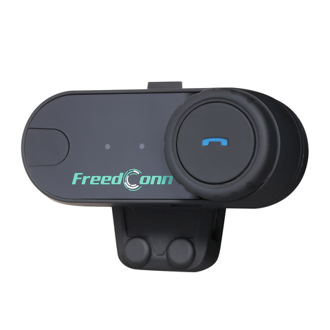 FreedConn-auriculares inalámbricos para casco de motocicleta, audífonos TCOM-OS con Bluetooth, intercomunicador de 100M con Radio FM ► Foto 1/5