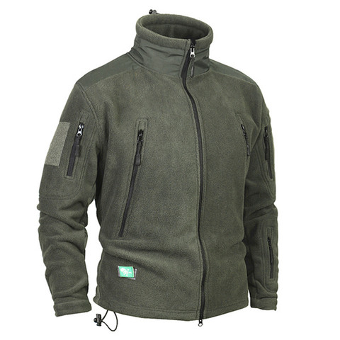 Chaqueta polar táctica militar para hombre, abrigo térmico para exteriores, senderismo, Camping, escalada, a prueba de viento, ropa de caza ► Foto 1/6