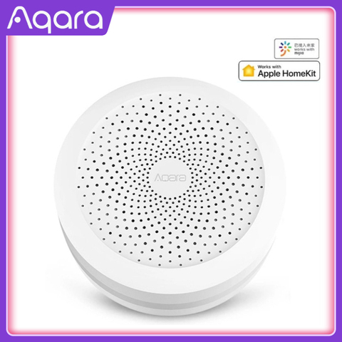 Aqara-Hub Gateway M1S con luz LED nocturna RGB, Zigbee 2022, Control por aplicación remota, hogar inteligente, funciona con la aplicación Mijia Apple HomeKit, 3,0 ► Foto 1/6