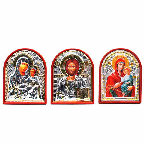 Utensilios de iglesia con ICONO, Lod, Jesús, Virgen María ► Foto 1/4