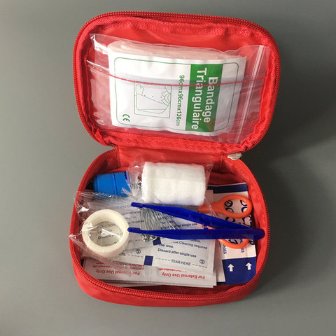 Kit de primeros auxilios para viajes, supervivencia en el desierto al aire libre, 12/35 Uds., Camping, senderismo, bolsa médica, Mini paquete de tratamiento de emergencia ► Foto 1/6