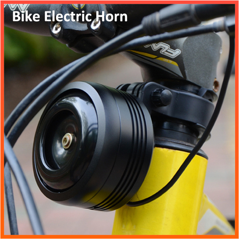 Bocina eléctrica para bicicleta, con alarma, súper sonido, carga USB, 1300mAh, alarma antirrobo de seguridad, 125db ► Foto 1/6