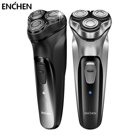 ENCHEN-afeitadora facial eléctrica Blackstone 3D para hombre, máquina de afeitar para barba con carga rápida, recargable por USB ► Foto 1/6