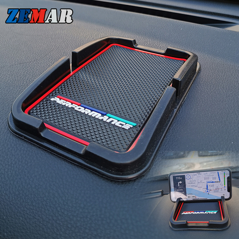 Coche Anti-Slip Mat de tablero soporte de teléfono para BMW X1 X3 X5 X6 E53 E70 F15 G05 E84 F48 E83 F25 G01 E71 F16 Z4 E89 X2 F39 X4 ► Foto 1/6