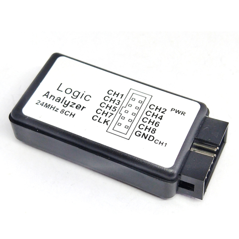 Analizador usb logic 24M 8CH microcontrolador brazo FPGA herramienta de depuración 24MHz 16MHz, 12MHz, 8MHz 4MHz a 2MHz ► Foto 1/5