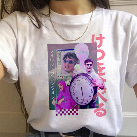 Estética Vaporwave 90s camisetas de moda Harajuku Ullzang camisetas gráfico de dibujos animados divertido camiseta ropa de calle Top Camisetas Mujer ► Foto 1/6