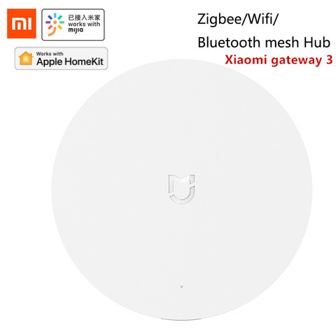 Xiaomi Gateway 2 Original mi jia casa inteligente Bluetooth Gateway centro de Control del sistema de alarma Radio Yi Camers mi Sensor de puerta campana de temperatura ► Foto 1/6