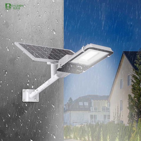 BEYLSION-farolas solares para exteriores, lámpara con mando a distancia, 300W, 200W, 100W, farola Solar LED, doble Color ► Foto 1/6