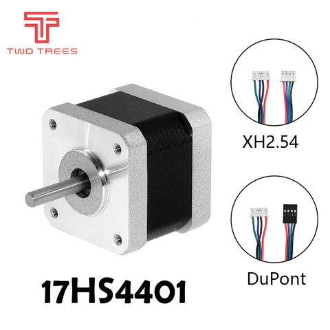 Motor paso a paso de dos árboles Nema 17, 38MM, 42, motor 4-lead 17HS4401, NEMA17, 42BYGH, 1,5a, con línea DuPont para impresora 3D y CNC ► Foto 1/5