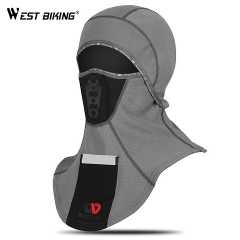 WEST BIKING-mascarilla deportiva para hombre y mujer, pasamontañas de abrigo, bufanda de cuello de pesca, gorro para la cabeza ► Foto 1/6