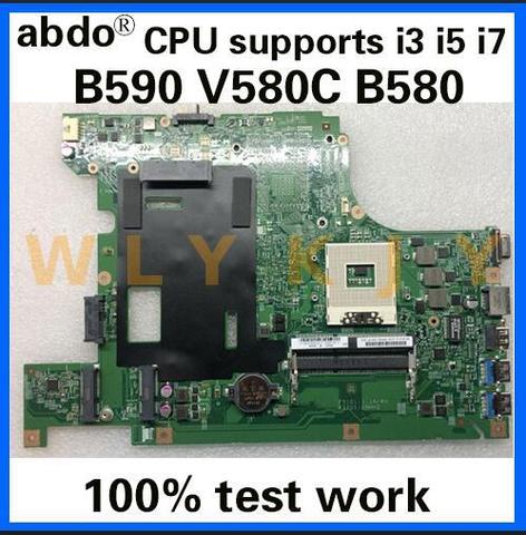 Placa base para ordenador portátil LENOVO B590 / B580 V580C LA58 11273-1 48.4TE01! 011 ajuste HM77 de soporte CORE I3 I5 I7 CPU prueba 100% trabajo ► Foto 1/6