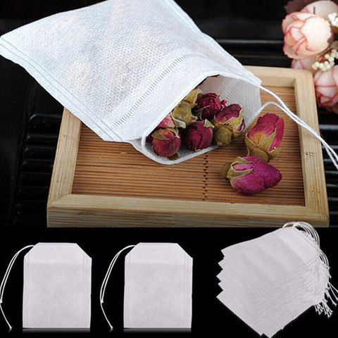 Bolsas de té con infusor, 100 Uds. Con sello Heal, papel de filtro de 5,5x7CM, bolsitas de té vacías ► Foto 1/6