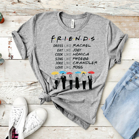 Camiseta de serie de Tv Friends Be Like para niñas, camisetas Hipster, 2022 ► Foto 1/4