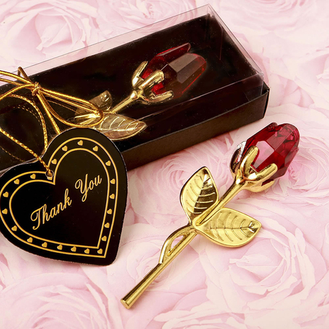 La Bella y La Bestia cristal rosa en una caja negra vino rosa roja decoración para el aniversario de amantes de San Valentín regalos LED Rosa lámpara ► Foto 1/6