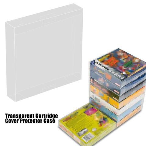 Carcasa protectora transparente con cartucho de 10 Uds., funda protectora para Nintendo Game Boy, GBA, juego en caja ► Foto 1/6