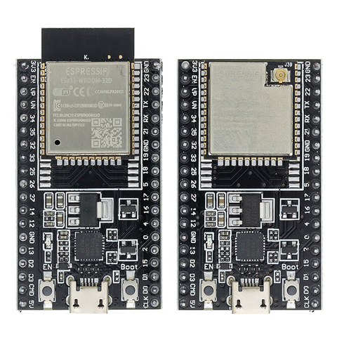 Placa base de ESP32-DevKitC, placa de desarrollo ESP32, ESP32-WROOM-32D ESP32-WROOM-32U WIFI + Bluetooth IoT NodeMCU-32 ► Foto 1/6