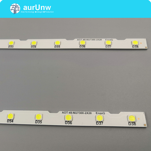 Tira de Led luz bar 38 lámpara para samsung 49 