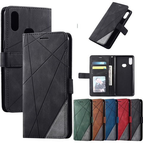 A10s para estuche Samsung A10S A51 A71 A81 A91 A10 A20 A40 A50 A30S A20S A70S A20E Coque los casos de cuero Galaxy A20 A70 cubre ► Foto 1/6