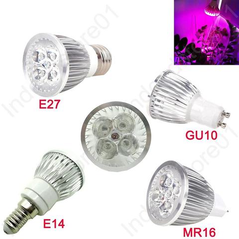 Luz LED descendente para cultivo de plantas, 5W, 3 azules y 2 Rojas, CA 85-265V, Bombilla LED, foco para plantas, flores de interior ► Foto 1/5