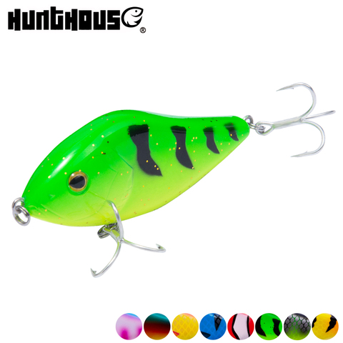 Hunthouse-crankbaits jerkbait VIB, señuelo de hundimiento lento para agua dulce, 7cm/17g 10cm/47g, Lucio, sonido fuerte, lw130 ► Foto 1/6