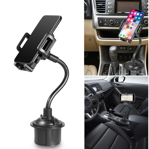 Portavasos ajustable para coche, soporte Universal de 360 grados para teléfono móvil, para iPhone y Samsung ► Foto 1/6