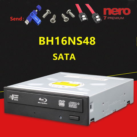 Grabador de DVD Blu ray bh16ns48, unidad BD de grabación de DVD integrada de escritorio, compatible con Blu ray 3D 16x, adecuado para Blu ray Disc ► Foto 1/6