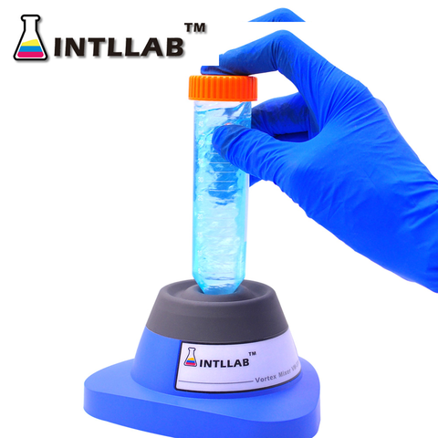 INTLLAB-mezclador Vortex Lab, Mini agitador de tinta de velocidad ajustable, botella para pigmento Orbital, agitador de muestras, mezclador de 2800rpm ► Foto 1/6