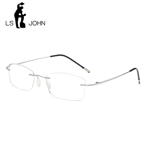 LS JOHN-gafas de lectura con memoria de titanio para hombre, anteojos para leer, para presbicia, antifatiga, 1,0, 1,5, 2,0, 2,5, 3,0, 3,5, 4,0 ► Foto 1/6