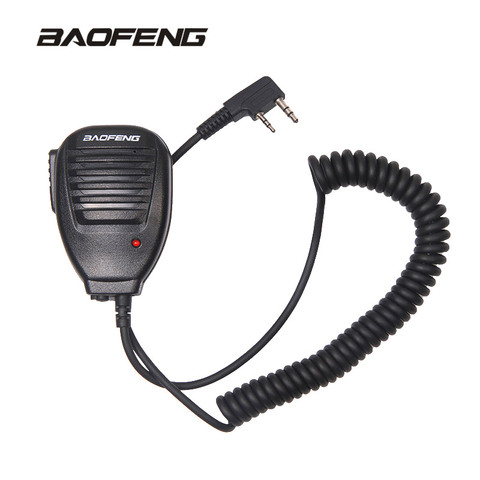 Radio micrófono de mano micrófono para Walkie Talkie UV-5R Radio portátil de dos vías UV 5R BF-888S PTT auriculares Accesorios ► Foto 1/6