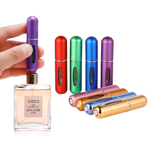 Mini botellas atomizadores de Perfume para viaje, rellenables, portátiles, rellenables, 5ML ► Foto 1/6
