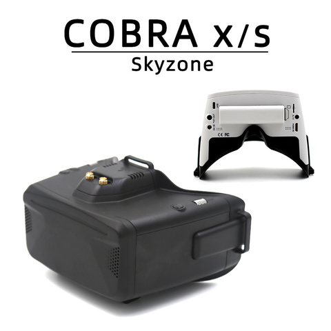 SKYZONE-gafas de visión en primera persona Cobra S, 800x480, 4,3 pulgadas, Cobra X 1280x720, 4,1 pulgadas, 5,8G, 48CH, RapidMix, receptor, rastreador de cabeza, DVR, FPV ► Foto 1/6