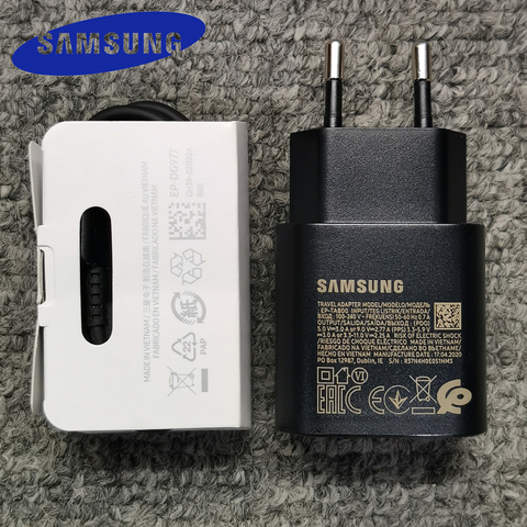 Samsung-cargador superrápido S20FE S20 Note 20, adaptador de corriente de carga superrápida PD PSS 25w para Galaxy S20 Note 10 Plus A71 ► Foto 1/6