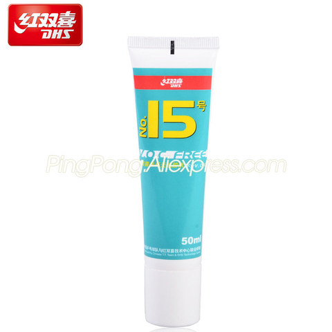 Pegamento DHS No.15 sin COV (última fecha de producción) pegamento de agua de 50ml para raqueta de tenis de mesa pegamento de agua de Ping Pong ► Foto 1/5