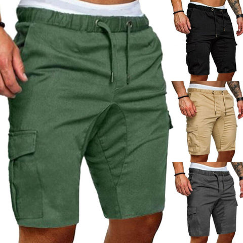 Pantalones cortos militares Cargo para hombre, pantalones cortos tácticos cargo de camuflaje del ejército, pantalones holgados de trabajo para hombre, pantalón corto informal de talla grande, Bermudas masculinas ► Foto 1/6