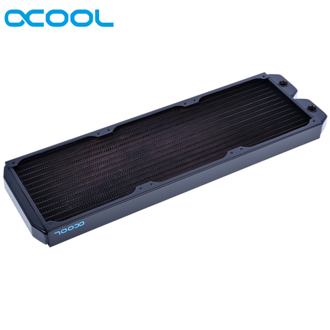 ORIGINAL Alphacool NexXxoS Monsta/30mm de espesor 140mm * 3/420mm caja de la computadora de cobre radiador 14 cm ventilador de refrigeración por agua disipadores de calor ► Foto 1/6