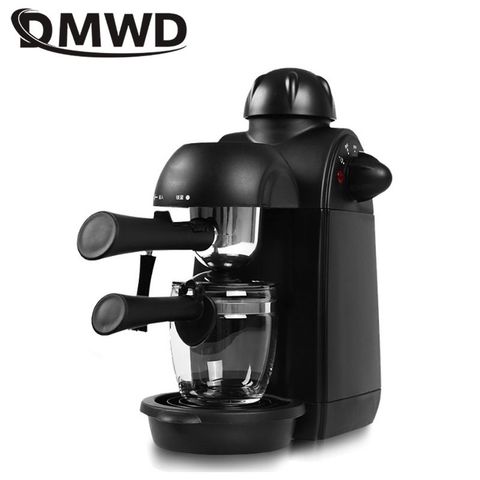 DMWD 240 ml cafeteras expreso automaticas italiana Espresso cafetera eléctrica cafetera Cappuccino leche Frothers Espumador de leche vapor de alta presión de 220 V ► Foto 1/3