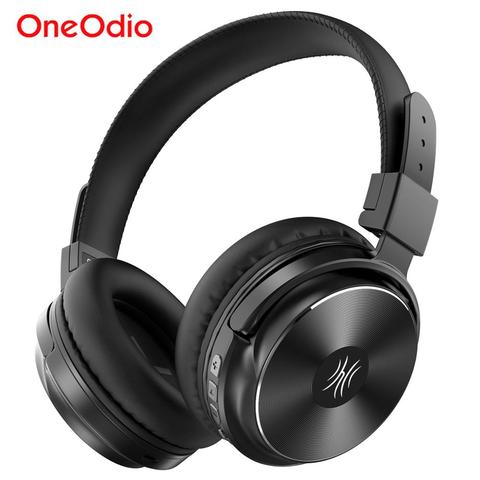 Oneodio-auriculares inalámbricos A11 con Bluetooth 5,0, Supergraves con micrófono para audífonos estéreo de teléfono, PC, TV y Deporte ► Foto 1/6