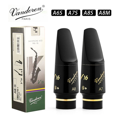 Vandoren V16 de caucho duro saxofón Tenor boquilla V16 - A6S/V16 - A7S/V16 - A8S/V16 - A8M hecho en Francia ► Foto 1/1