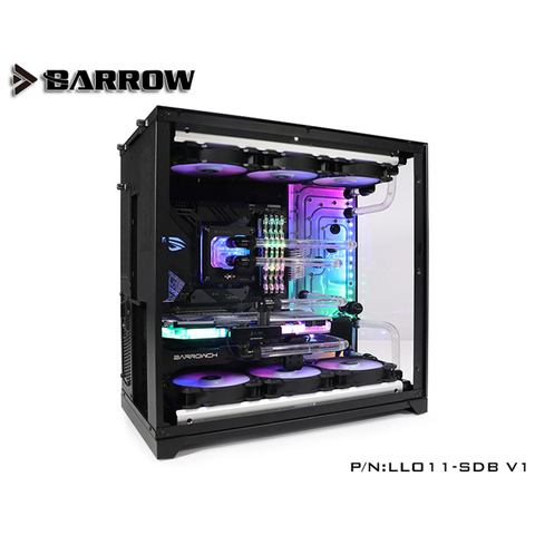 Barrow-Kit de programa para carcasa dinámica Lian Li PC-O11, LLO11-SDBV1, tableros de canal, radiador doble 360 para sistema de refrigeración por agua ► Foto 1/4