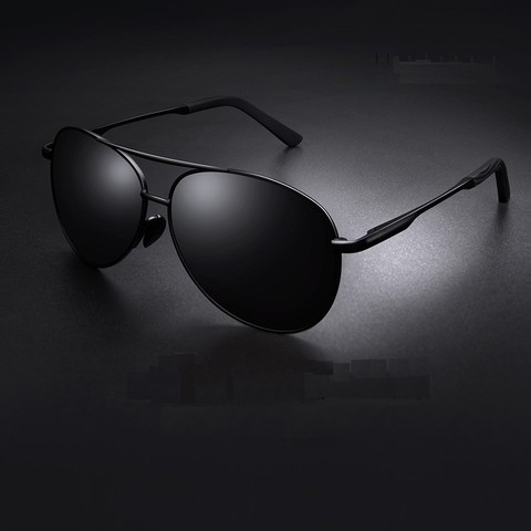 Gafas de sol polarizadas con montura metálica para hombre, cambio de Color unisex con lentes de sol, adecuadas para conducción nocturna y de día ► Foto 1/6