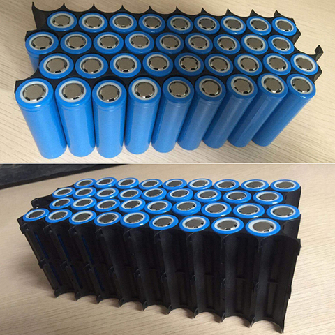 Soporte de batería 1 Uds 10x plástico for18650 separador de batería soporte cilíndrico ► Foto 1/6