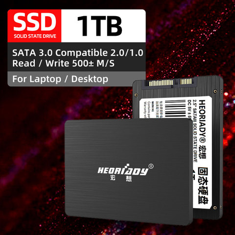 Heoriady-disco duro interno de estado sólido, disco duro SSD de 240GB, 120GB, 480GB, 500GB, 512GB, 1TB, 2TB, SSD 2,5, 2,5 