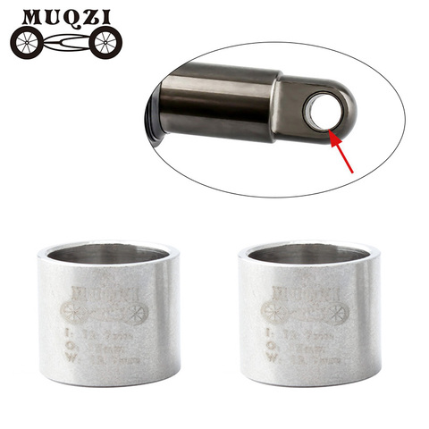 MUQZI-Amortiguadores DU buje para bicicleta de montaña, 12,7x15x12,7mm, de acero inoxidable, suspensión trasera, manga de eje ► Foto 1/6